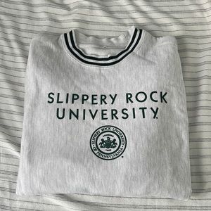 Slippery rock crew neck